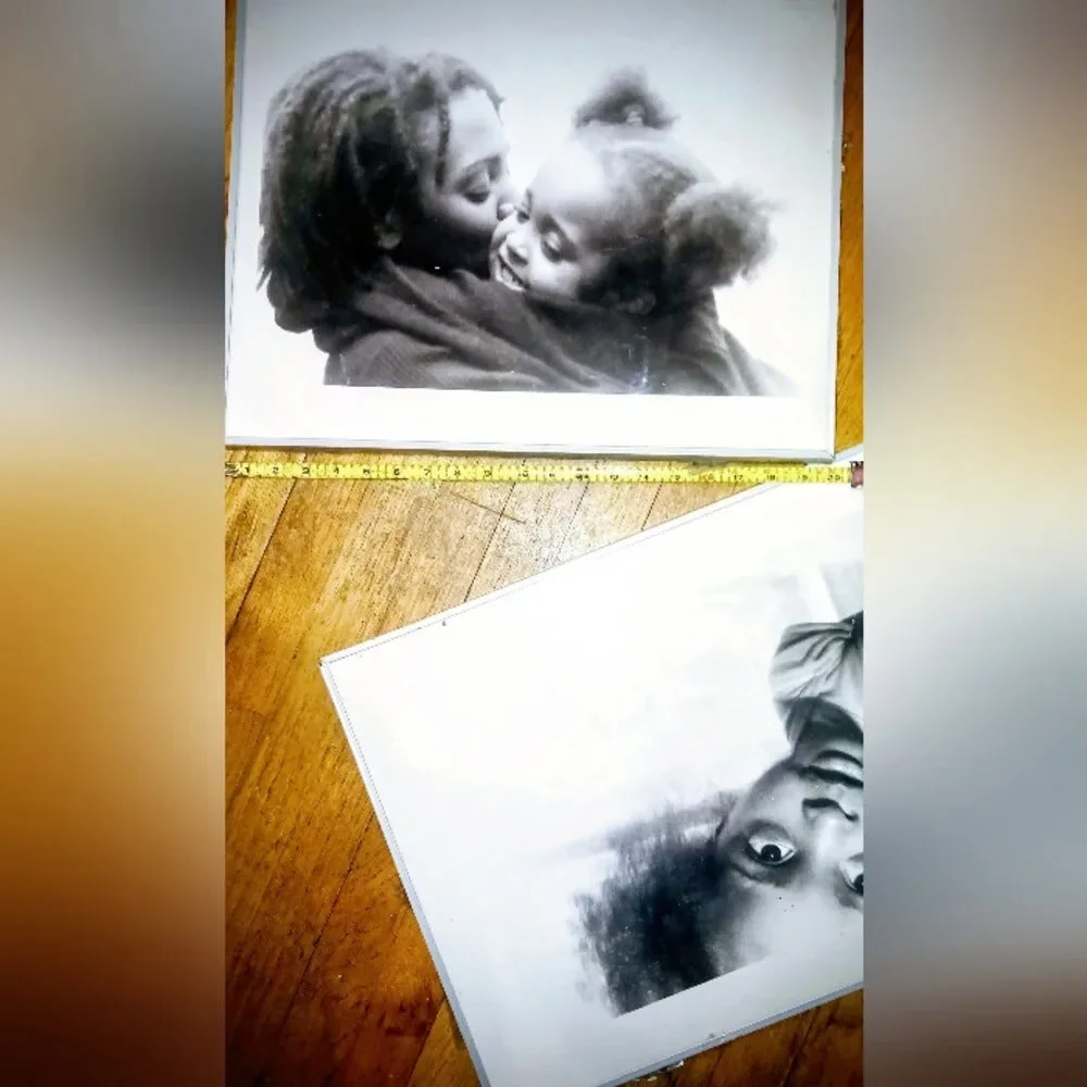 Black and White Family Portrait Set